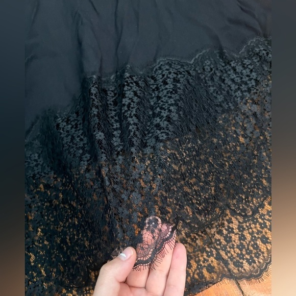 Rails Sevilla lace trim dress black womens size small - Picture 6 of 8